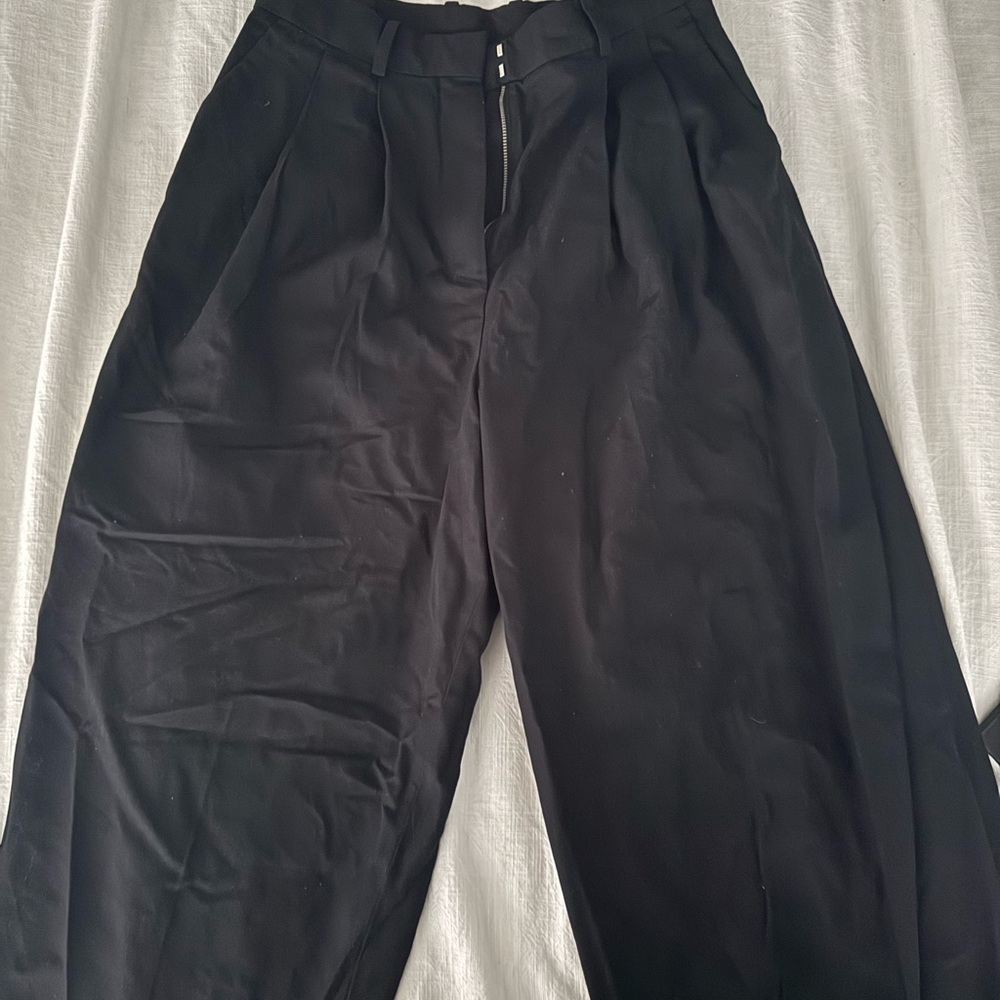 COS Black High-Waisted Pants